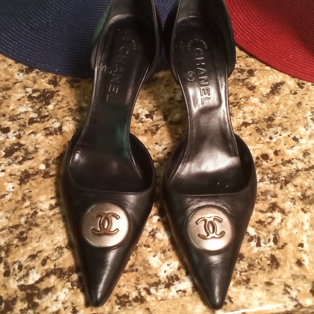 Chanel Black Heels